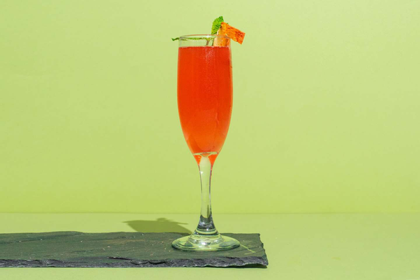 Hibiscus Watermelon Spiced Shrub | Sparkling Wine